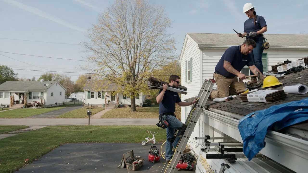 Local Roofing Contractors in Rossville, IL near me
